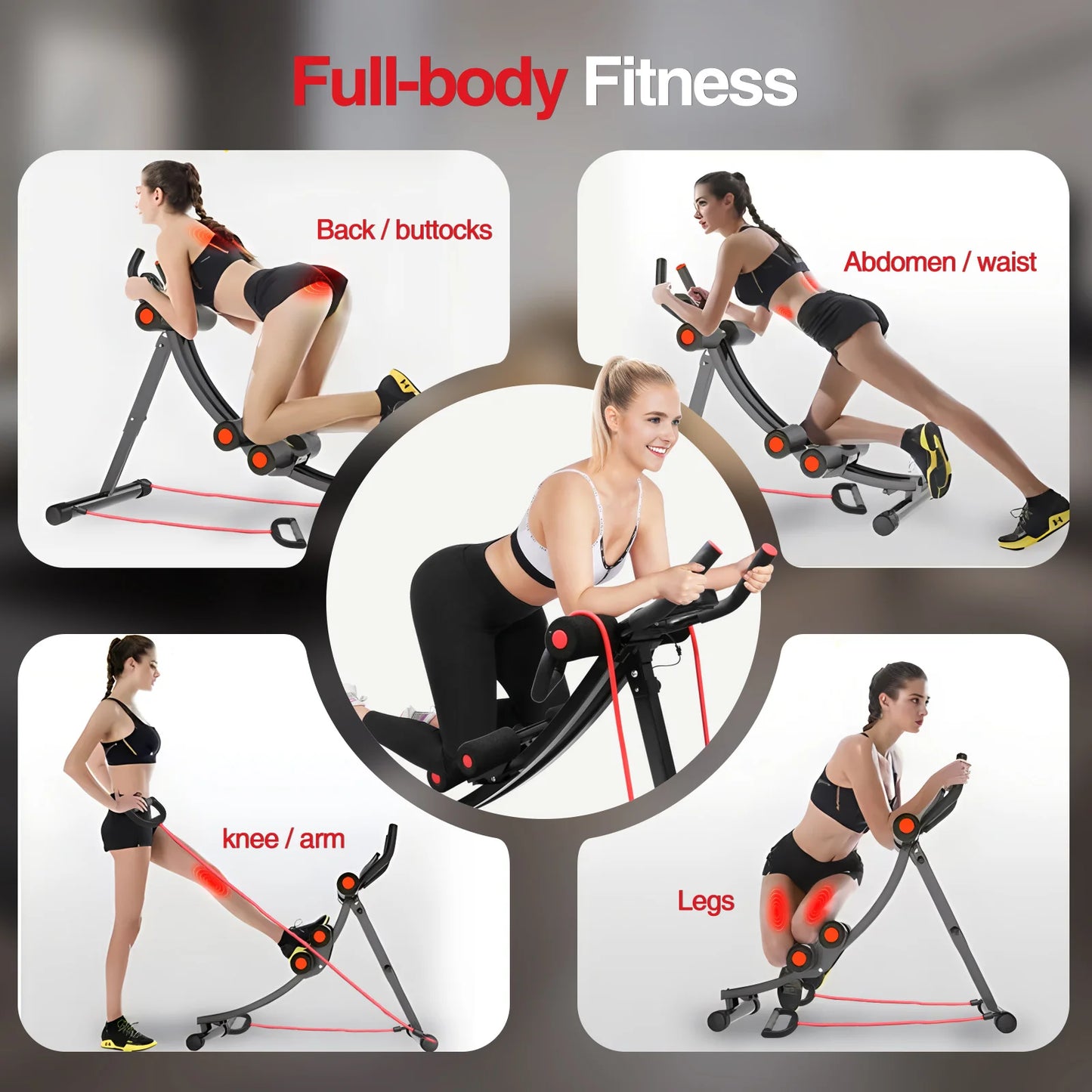 GIKPAL Foldable Ab Machine