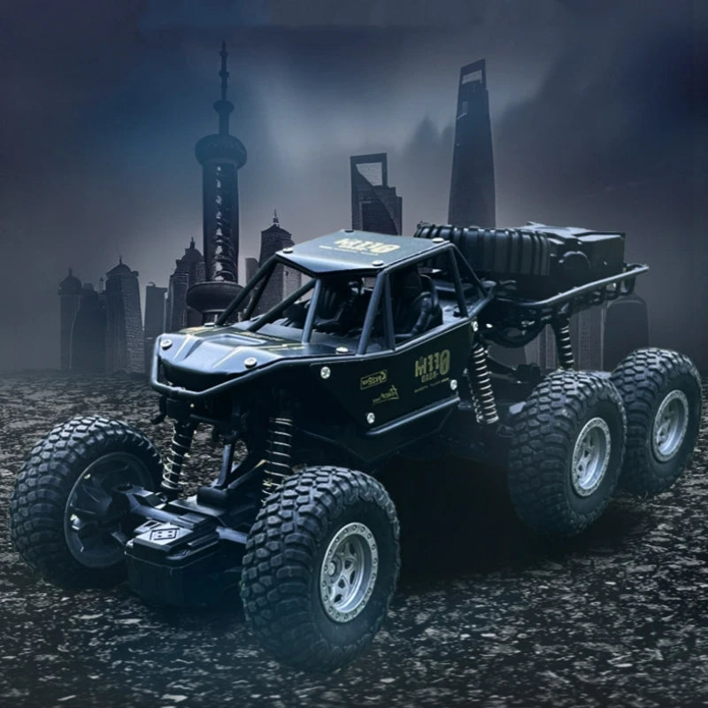 1:12 Scale 6WD RC Off-Road Rock Crawler – 38cm High-Speed Drift & Climbing Truck with 2.4GHz Remote Control