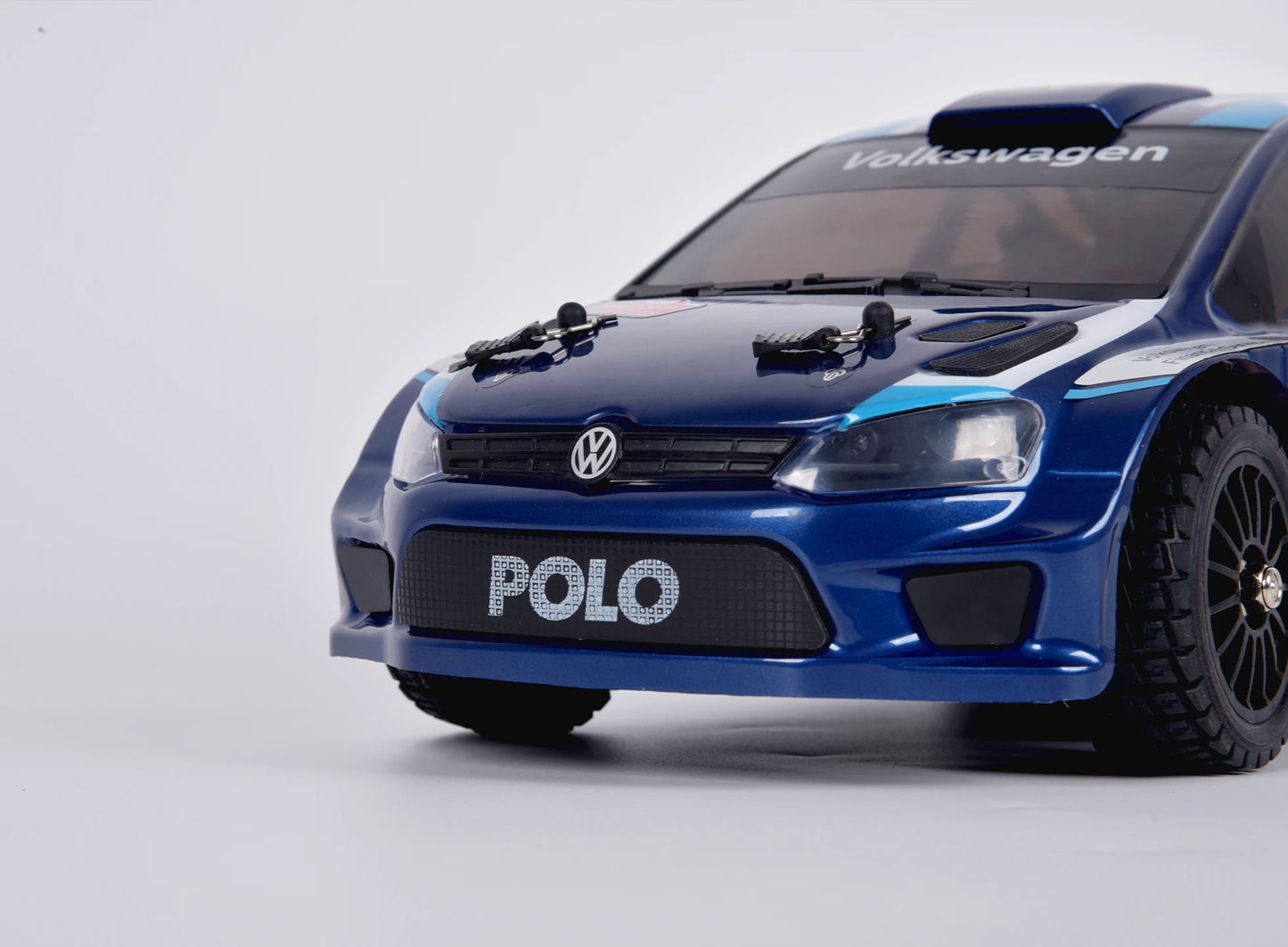 MJX Hyper Go 14304 1:14 Volkswagen Polo R WRC Brushless RC Car – 42KM/H Drift Rally Racer with Gyro, Lights & Metal Chassis
