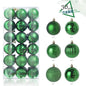 24/36 Pcs Hanging Christmas Tree Ornaments 3/4CM Balls Multiple Colors