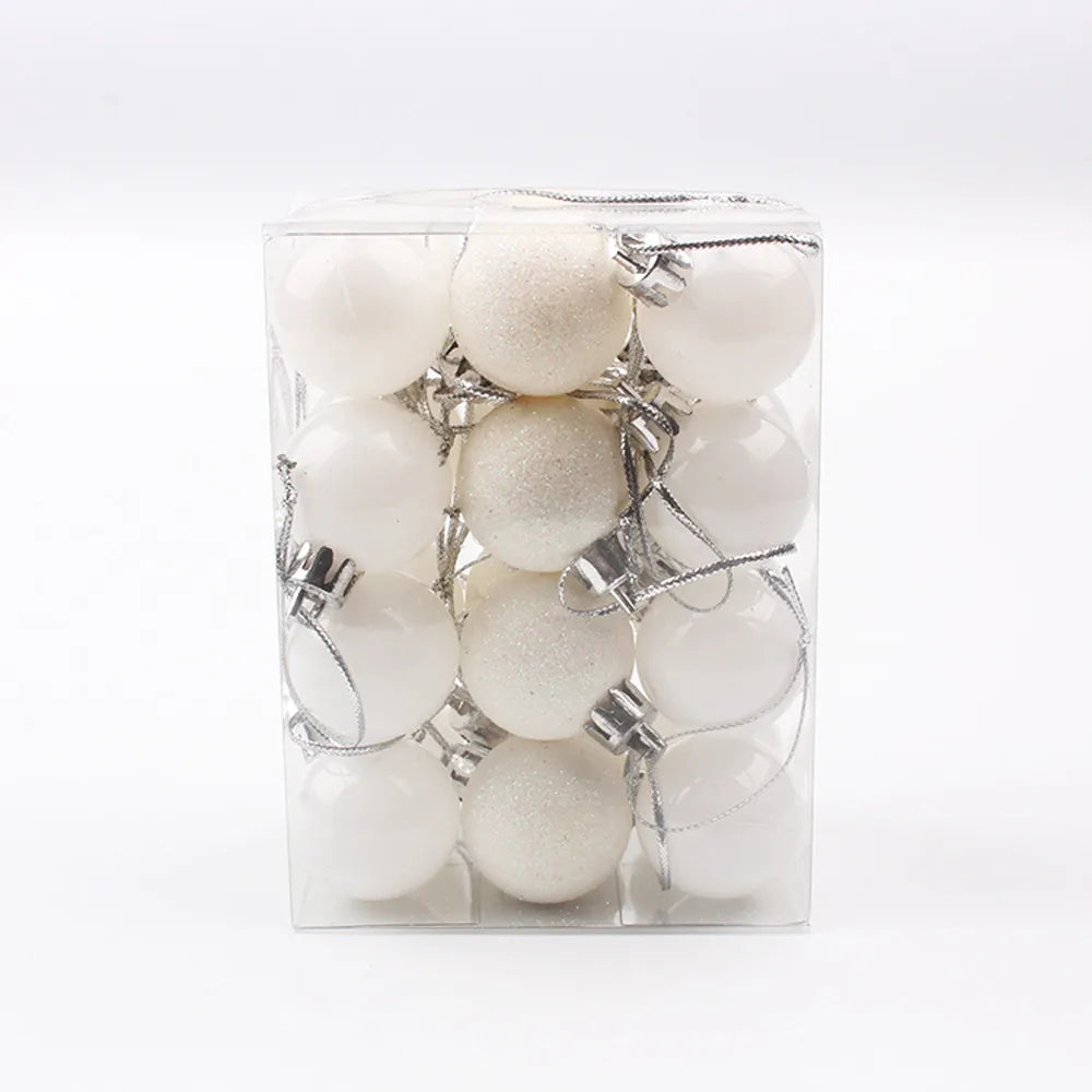 24Pcs Christmas Ball Christmas Tree Decoration Ornaments