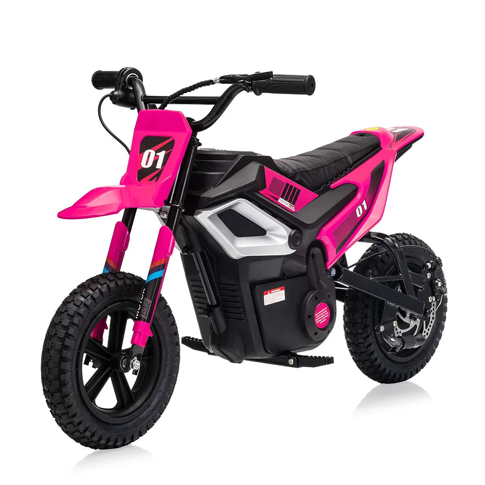 24V 350W Kids Electric Dirt Bike – Ride-On Motorcycle with Bluetooth, Suspension, and Realistic Off-Road Performance