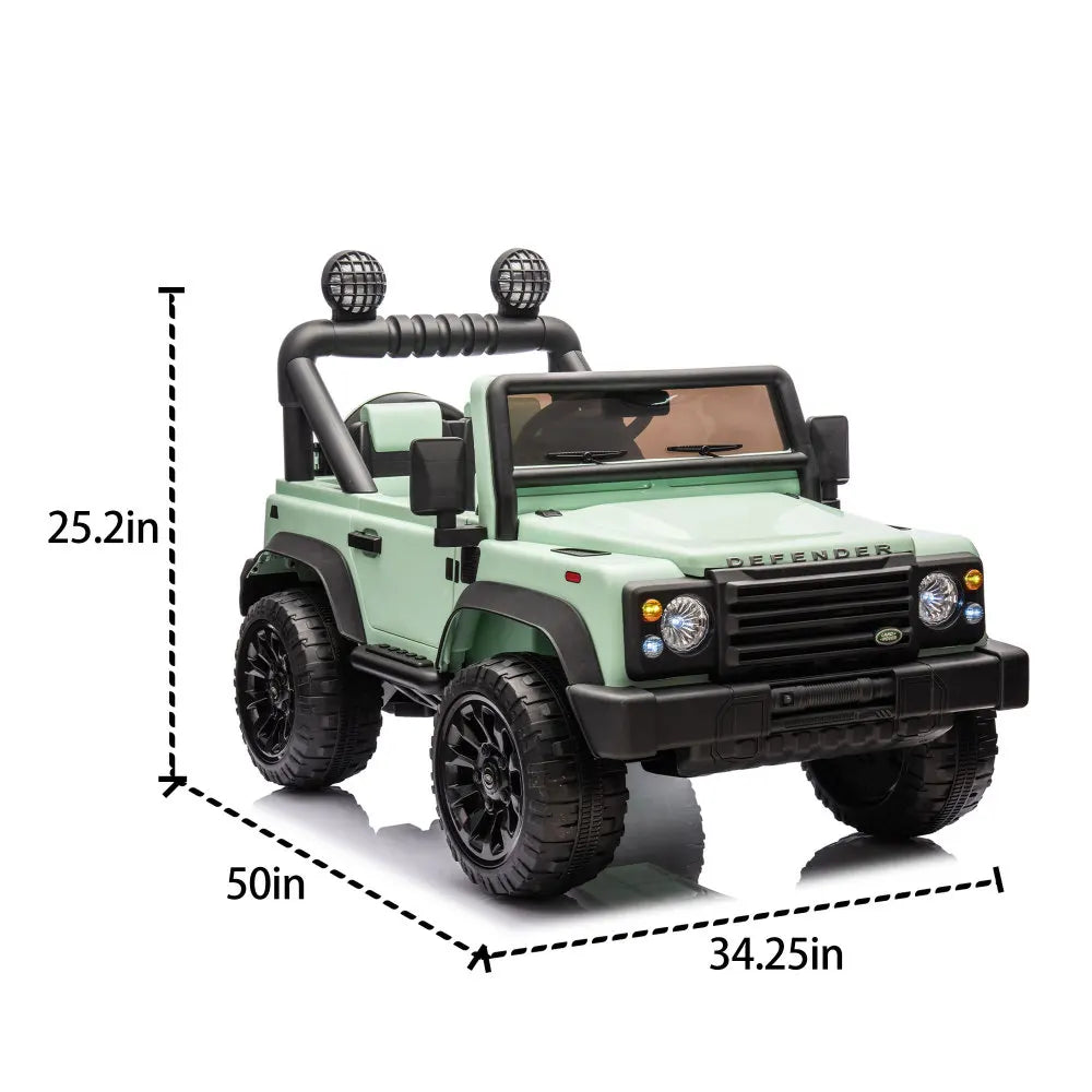 Licensed Land Rover Defender 90 XXL Ride-On Car – 24V Electric SUV with Bluetooth, Remote Control, and Four-Wheel Suspension