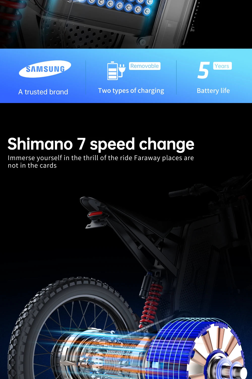 EKXBIKE X21 Max Electric Motorcycle – 3000W Brushless Motor, 60V 30Ah Battery, 85KM/H Speed, Off-Road E-Bike for Adults