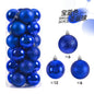 24/36 Pcs Hanging Christmas Tree Ornaments 3/4CM Balls Multiple Colors