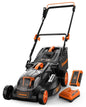 DOVAMAN 40V Brushless Lawn Mower, 16" Deck, 4Ah Battery, Single-Lever Height Adjust, 3-Step Fold Handle, Mulching & Bagging