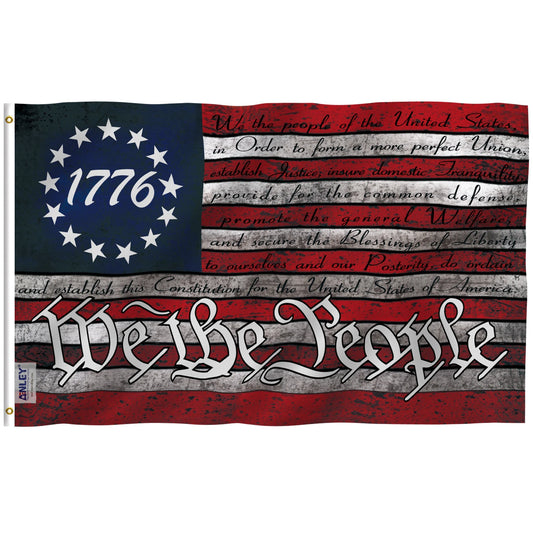 We The People 1776 Flag - Vintage Betsy Ross Design