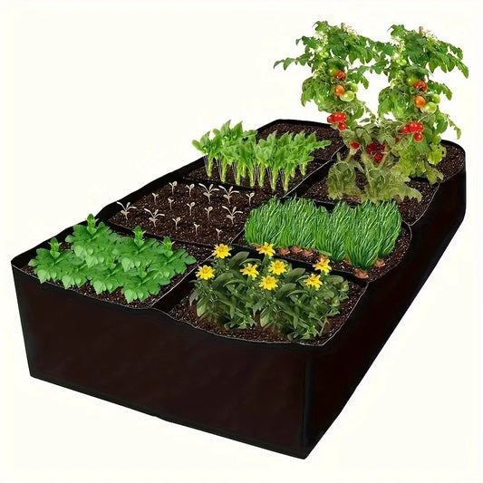 Garden Bed 128 Gallon – 8 Grid Raised Plant Grow Bag