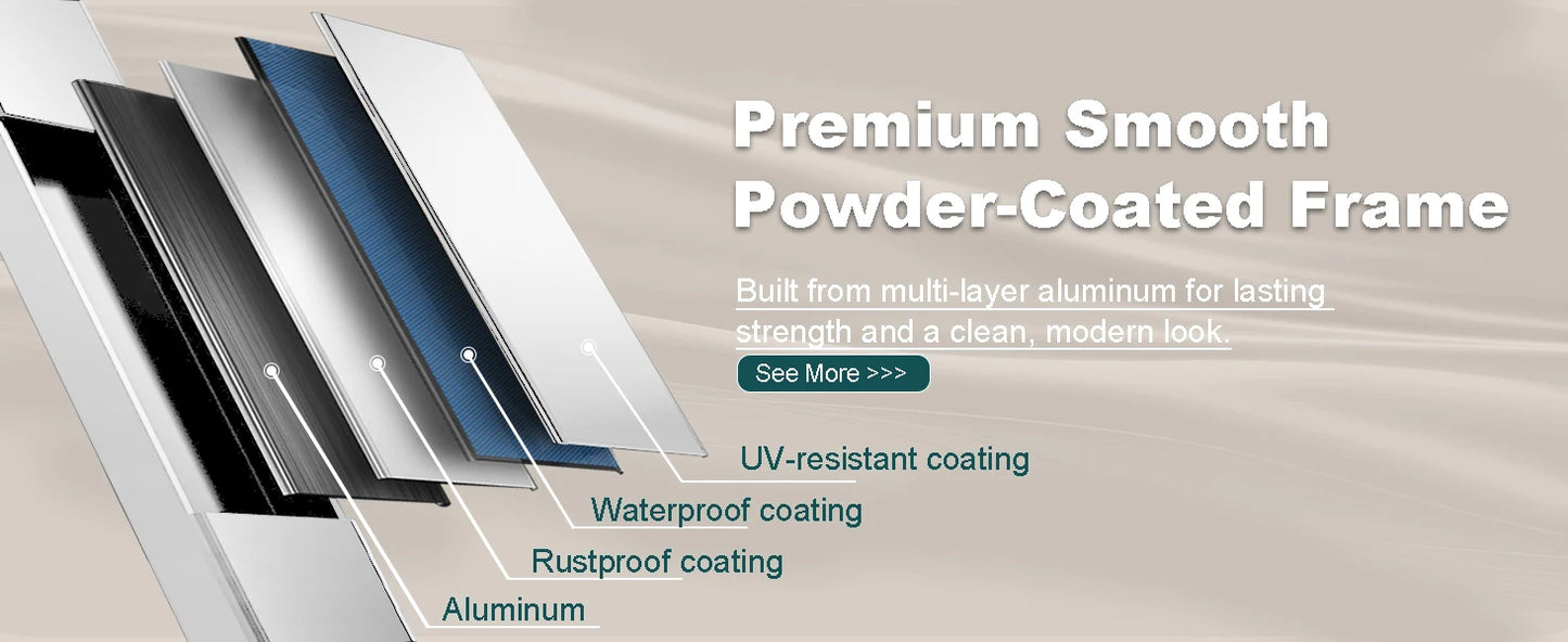 Aluminum Outdoor Patio Conversation Set with Coffee Table