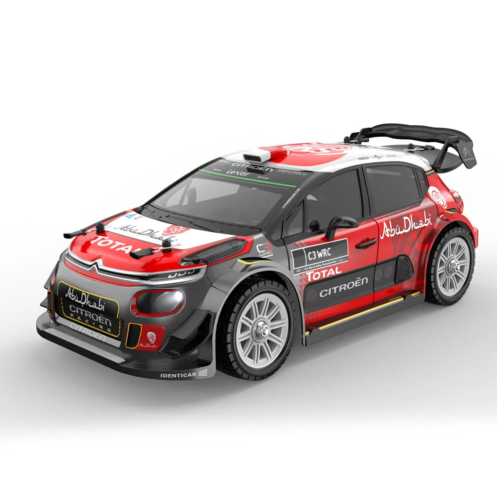 MJX Hyper Go 14304 1:14 Volkswagen Polo R WRC Brushless RC Car – 42KM/H Drift Rally Racer with Gyro, Lights & Metal Chassis