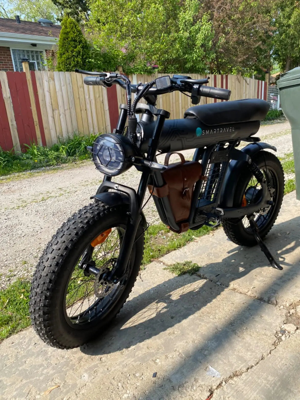 SmartTravel 1200W Electric Bike for Adults – 48V 23Ah Battery, 32MPH Fat Tire Commuter E-Bike with Full Suspension & Hydraulic Brakes