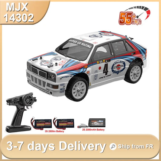 MJX 14302 1:14 Hyper Go RC Car – Brushless 4WD Off-Road Drift Car with 55KM/H Top Speed