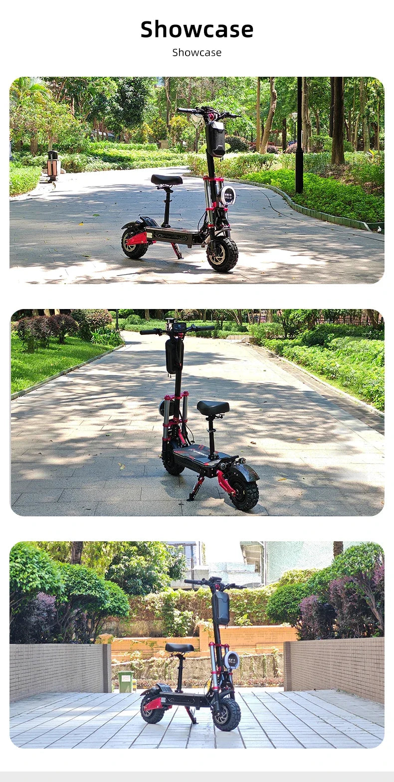 Boyueda S5 Electric Scooter – 6000W Dual Motor, 60V 38Ah Battery, 85 KM/H Max Speed, 120 KM Range, Hydraulic Suspension and Brakes