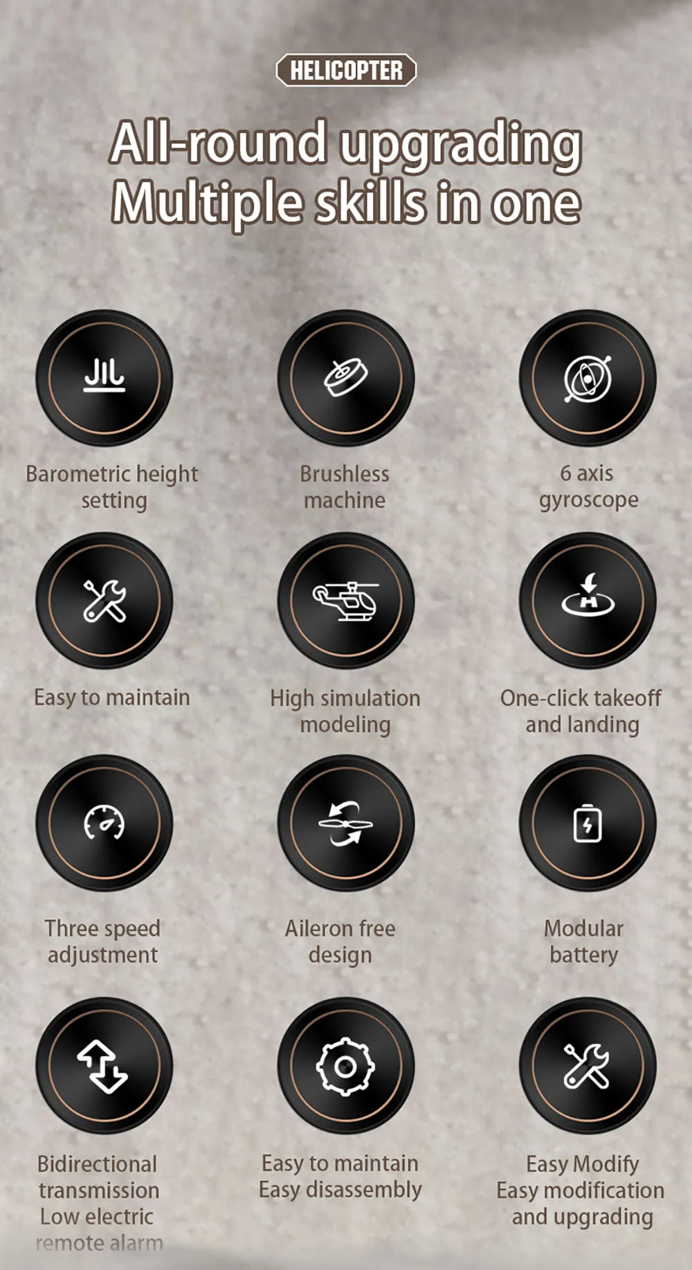 RC ERA C189 MD500 2.4G 6CH Flybarless Brushless RC Helicopter with Altitude Hold – 1:28 Scale