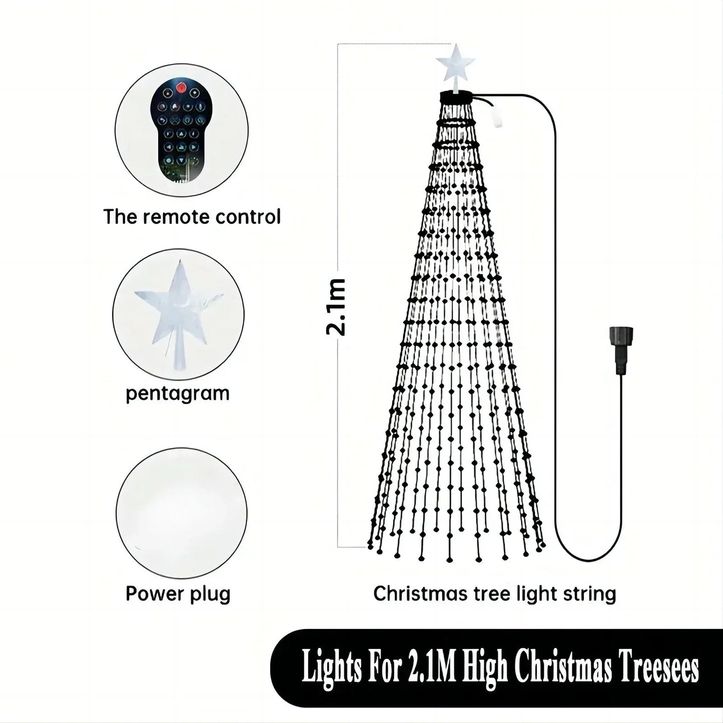400 LEDs Smart RGB LED String Christmas Tree Lights Holiday Decoration Christmas Decorations