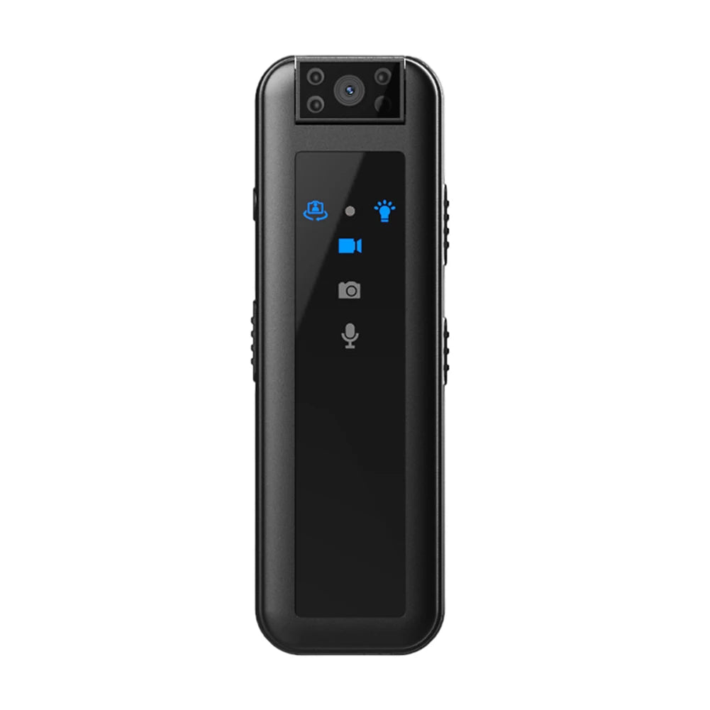 Mini HD 1080P Body Camera with Night Vision & 180° Rotating Lens