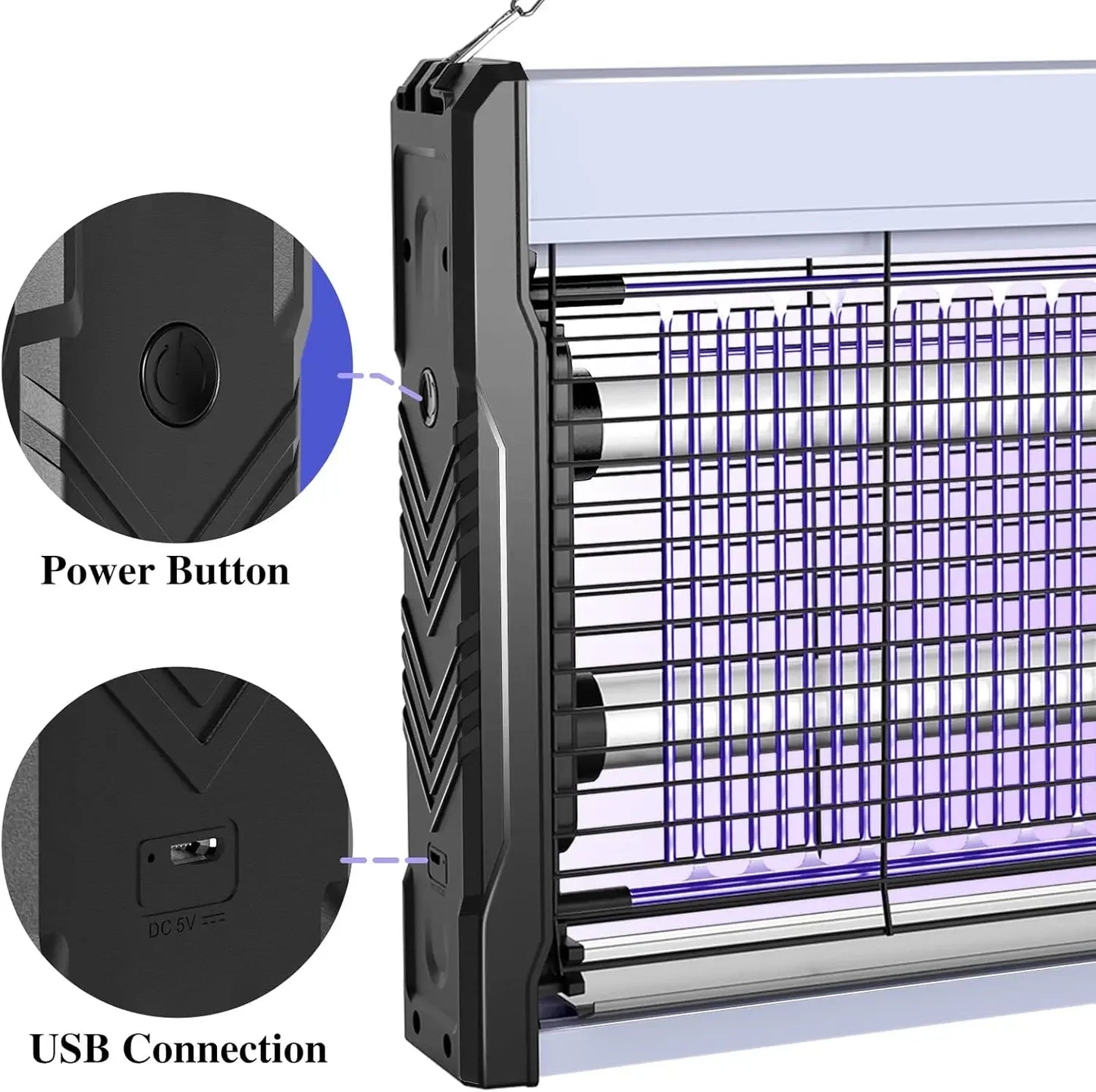 Electric Bug Zapper 3200V – Powerful Mosquito & Insect Killer