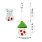 Outdoor Garden Hanging Hummingbird Water Feeders Ant Bee Proof Wind Chimes Humming Bird Feeder Backyard Bird Feeding Station