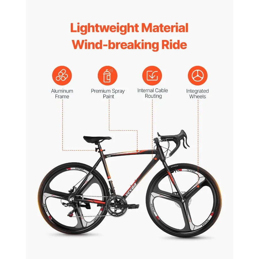 700C Road Bike Shimano 14-Speed Aluminum Frame Racing Bicycle
