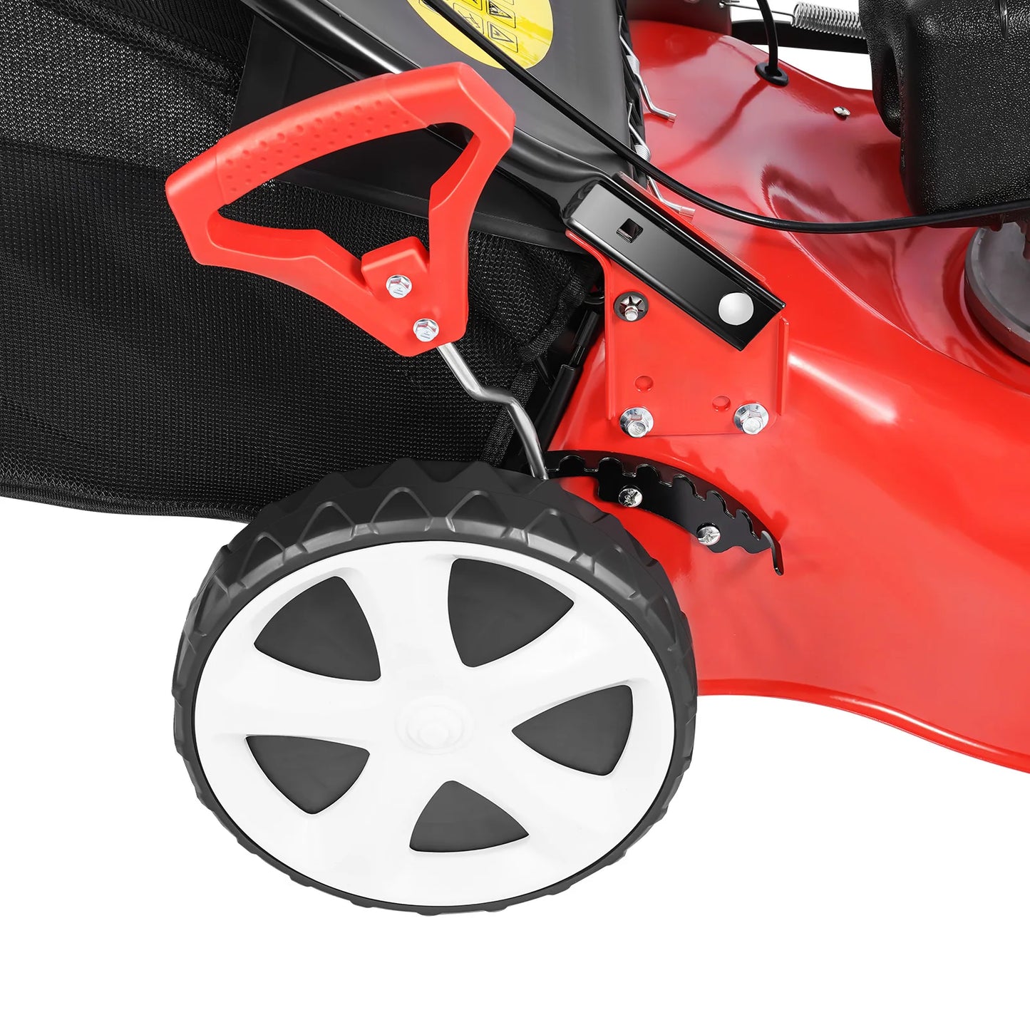 Self-Propelled Gas Lawn Mower 5HP 140CC, 20 Inch Cutting Width with 60L Grass Bag, 8 Height Adjustable 4-Stroke Engine