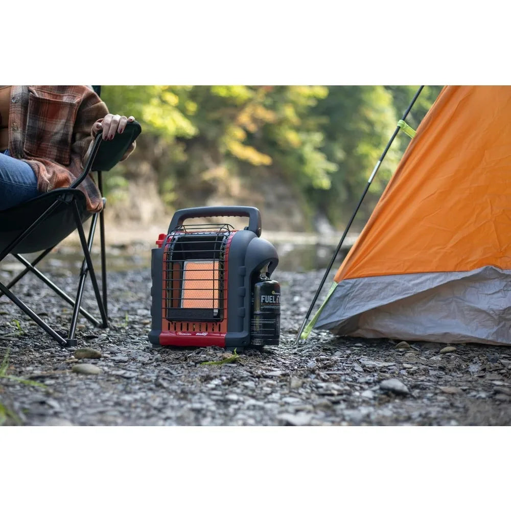 9,000 BTU Portable Buddy Radiant Propane Heater – Outdoor-Safe Heat for Campsites, Patios & More