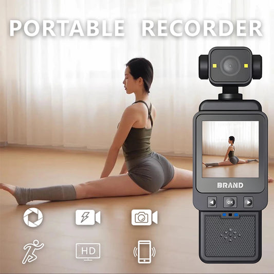 1080P WiFi Mini Body Camera with Rotating Lens & Mobile App Control