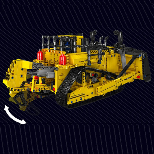 Remote-Controlled Bulldozer Building Block Set – 1508PCS D11 RC Construction Vehicle Toy by Mould King