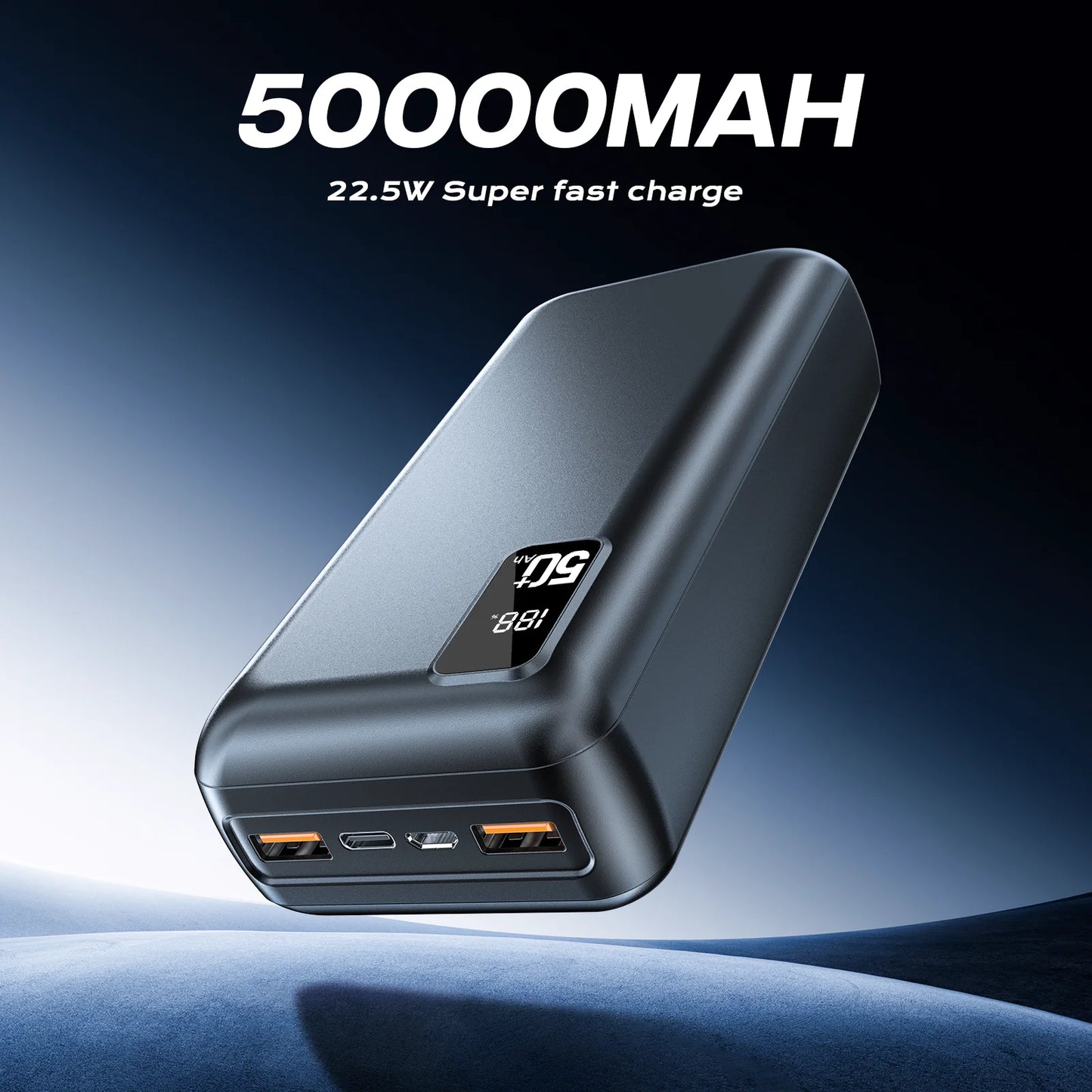 22.5W Fast Charging Power Bank 50000mAh Portable Charger