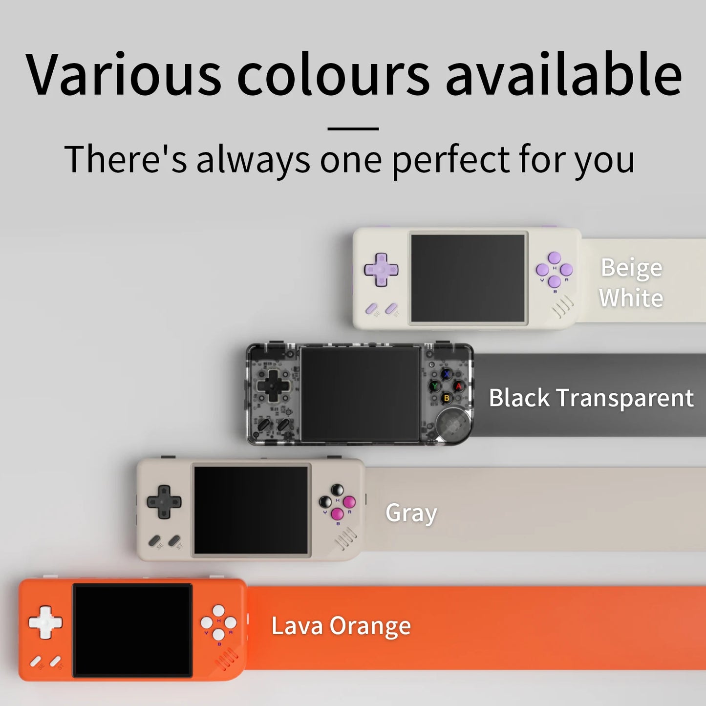 ANBERNIC RG28XX Retro Handheld Gaming Console – 64GB Linux System, 30+ Emulators & 5000+ Games