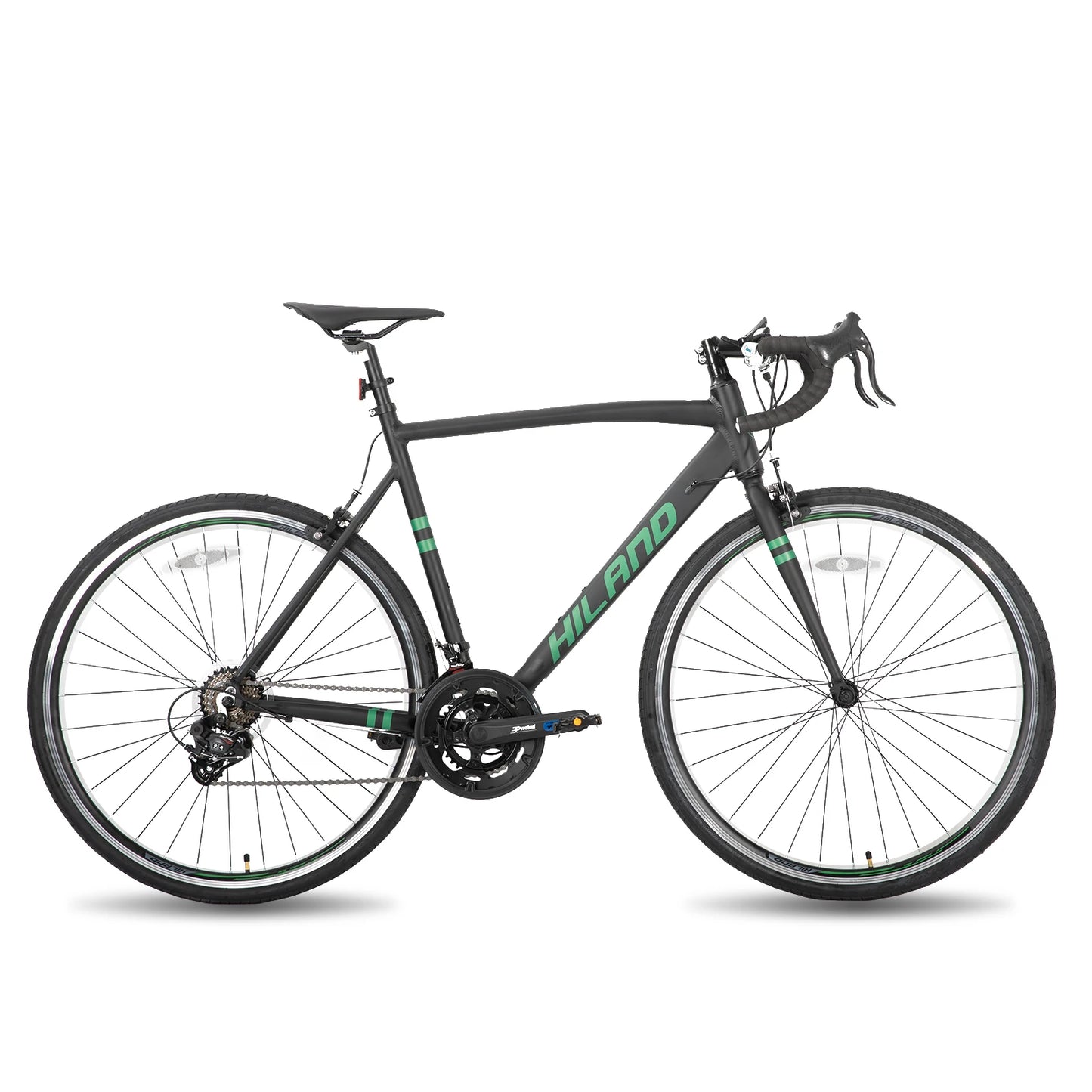 Hiland Aluminum Road Bike – 14 Speed Shimano Racing Bicycle