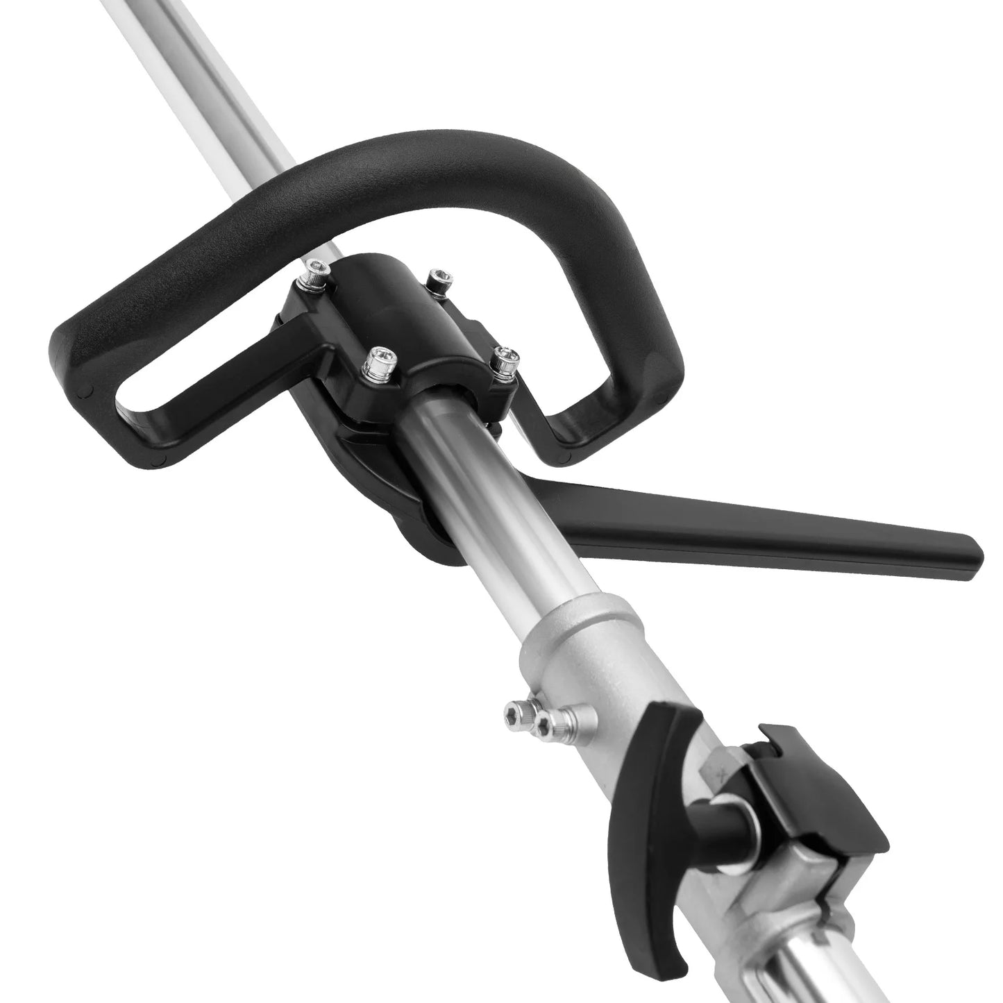 2.3HP 52CC Gas Power Walk Behind Sweeper – Handheld Outdoor Broom for Snow, Leaves, Mud, and Artificial Grass | Heavy-Duty 2-Stroke Engine