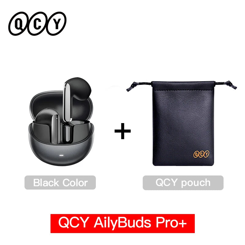 QCY HT10 AilyBuds Pro+ ANC Wireless Earphone Al Audio Hi-res with LDAC Bluetooth 5.3 Earbuds Adaptive ANC Multipoint Connection