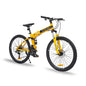 26” Folding Mountain Bike 21-Speed Shimano – Full Suspension & Disc Brakes