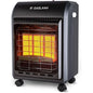 Portable 18,000 BTU Propane Radiant Heater for 450 sq. ft Spaces: Ideal for Garages, Workshops, and Construction Sites