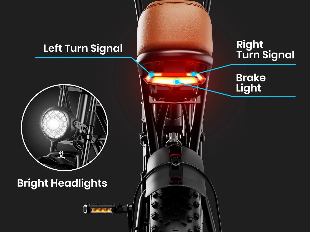 AMYET V9-G60 Electric Bike – 1000W Motor, 48V 20Ah Battery, Fat Tire E-Bike with Shimano 7-Speed & Dual Suspension