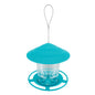 Hanging Wild Bird Feeder Transparent Seed Feeder for Outdoor Garden & Backyard