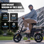 X-Koala Foldable Electric Bike for Adults – 500W Motor, 48V 15Ah Removable Battery, 25MPH Folding E‑Bike with LCD Display