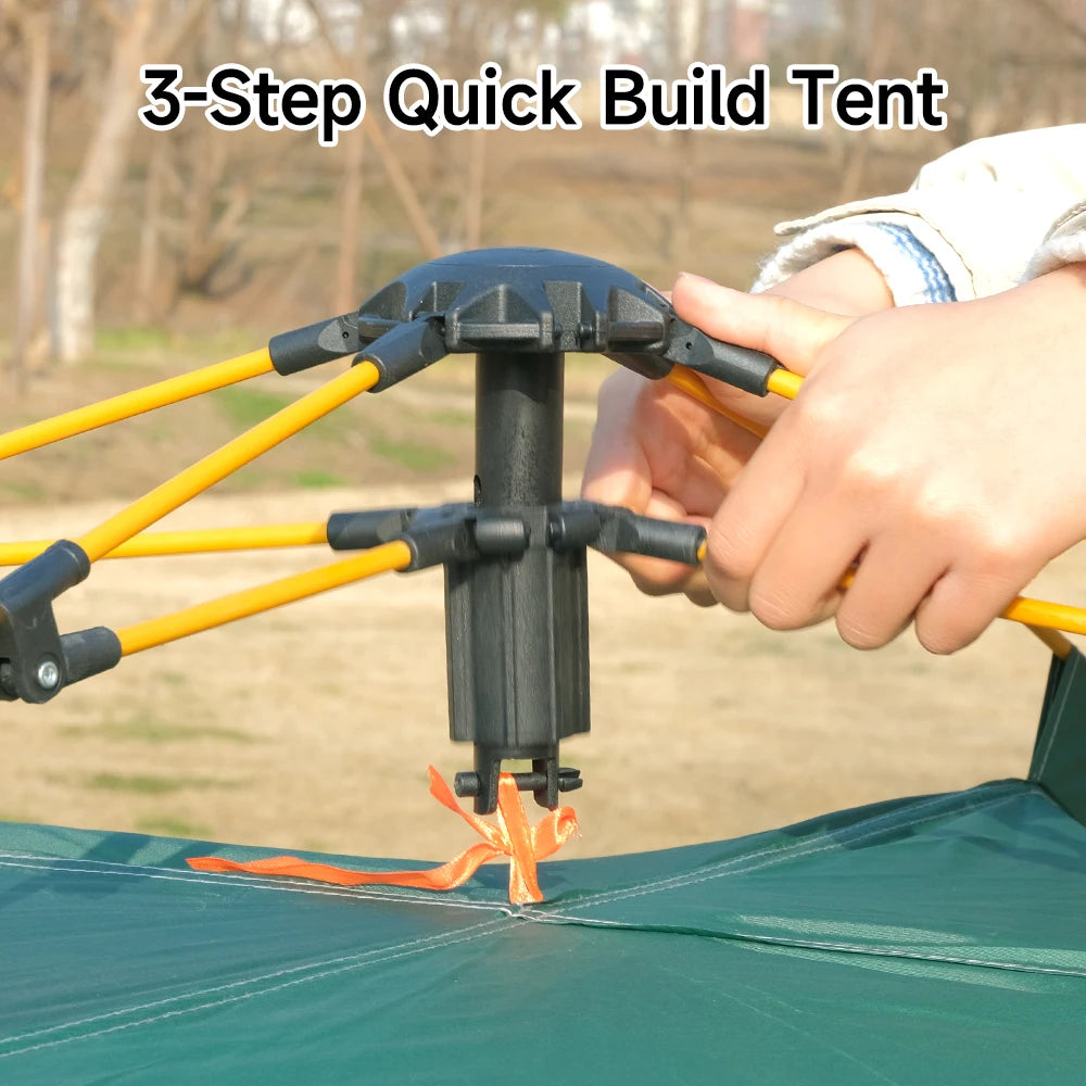 2-3 Person Pop Up Camping Tent with Instant Setup, Waterproof & Windproof Outdoor Shelter