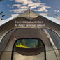 Outdoor Automatic Quick-Opening Tent Automatic Rainproof Sunshine-Proof Tent Two Doors