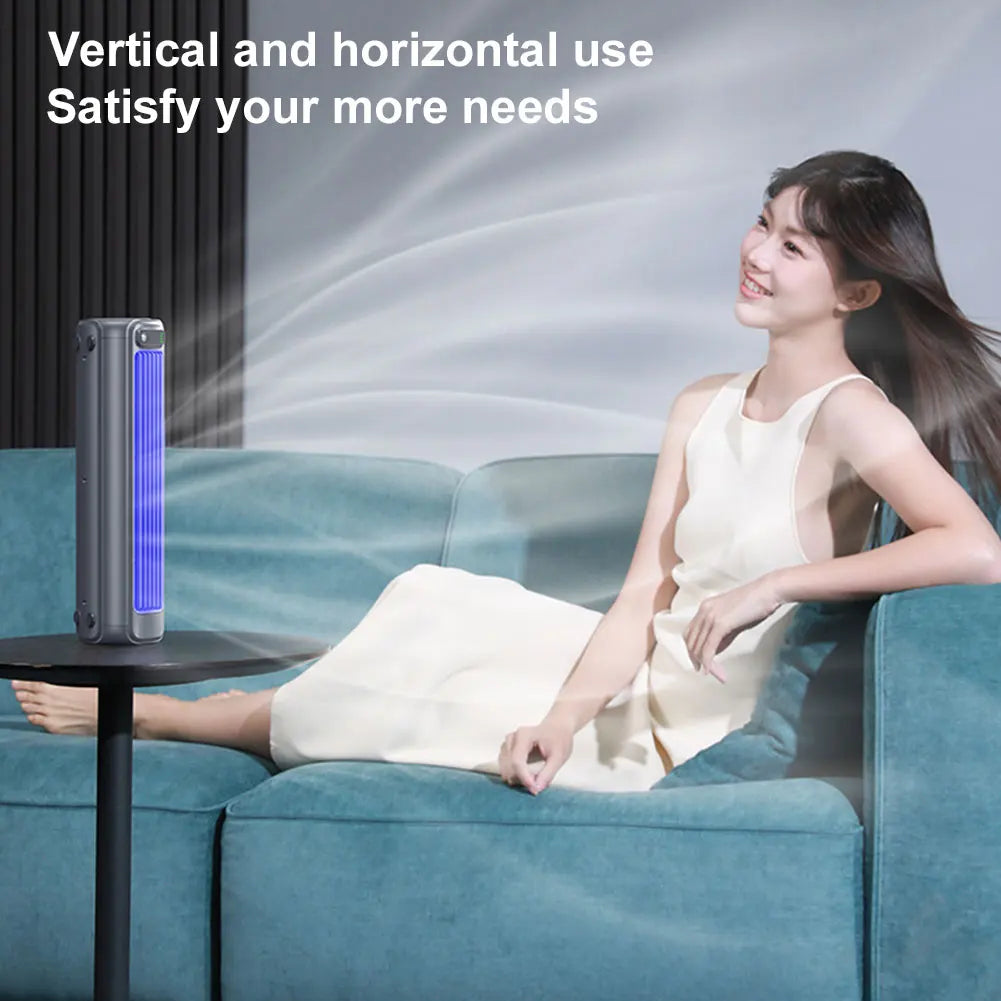 2000mAh Rechargeable Portable Tower Fan