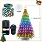 Smart WiFi 400 LED Music Sync APP Indoor Outdoor Waterproof Christmas Tree Lights DIY Pattern