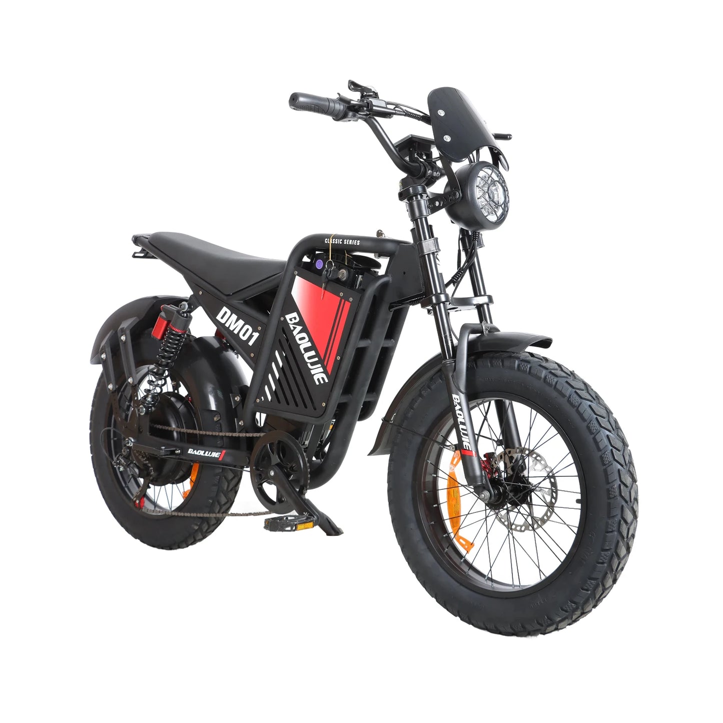 BAOLUJIE DM01 Electric Bikes – 2000W /3000W Brushless Motor, 60V 30Ah Battery, 42MPH Top Speed 16 Variants