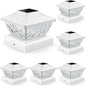 4/6/8/12 Pack 2 Mode Bright Solar Post Lights For Porches, Decks & Walkways