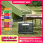 SOLARPLAY Q2501 Portable Power Station 2160WH LiFePO4 Battery with 2400W (4800W Peak) AC Output Solar Generator for Garden Party
