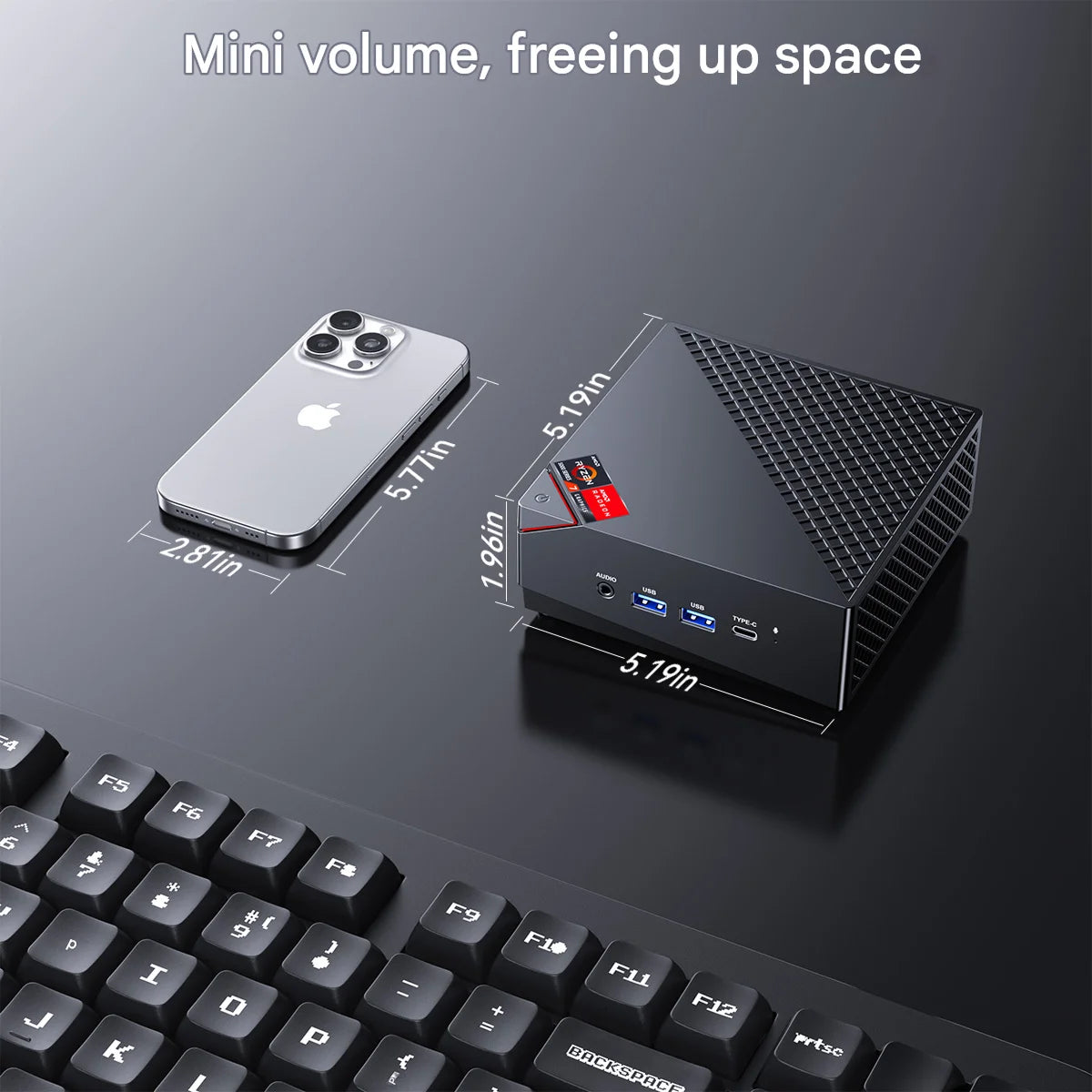 ACEMAGIC AM06Pro Mini PC – Ryzen 7 5825U, 16/32GB RAM, 512GB SSD, Windows 11 Pro, WiFi 6, BT 5.2, 4K Triple Display