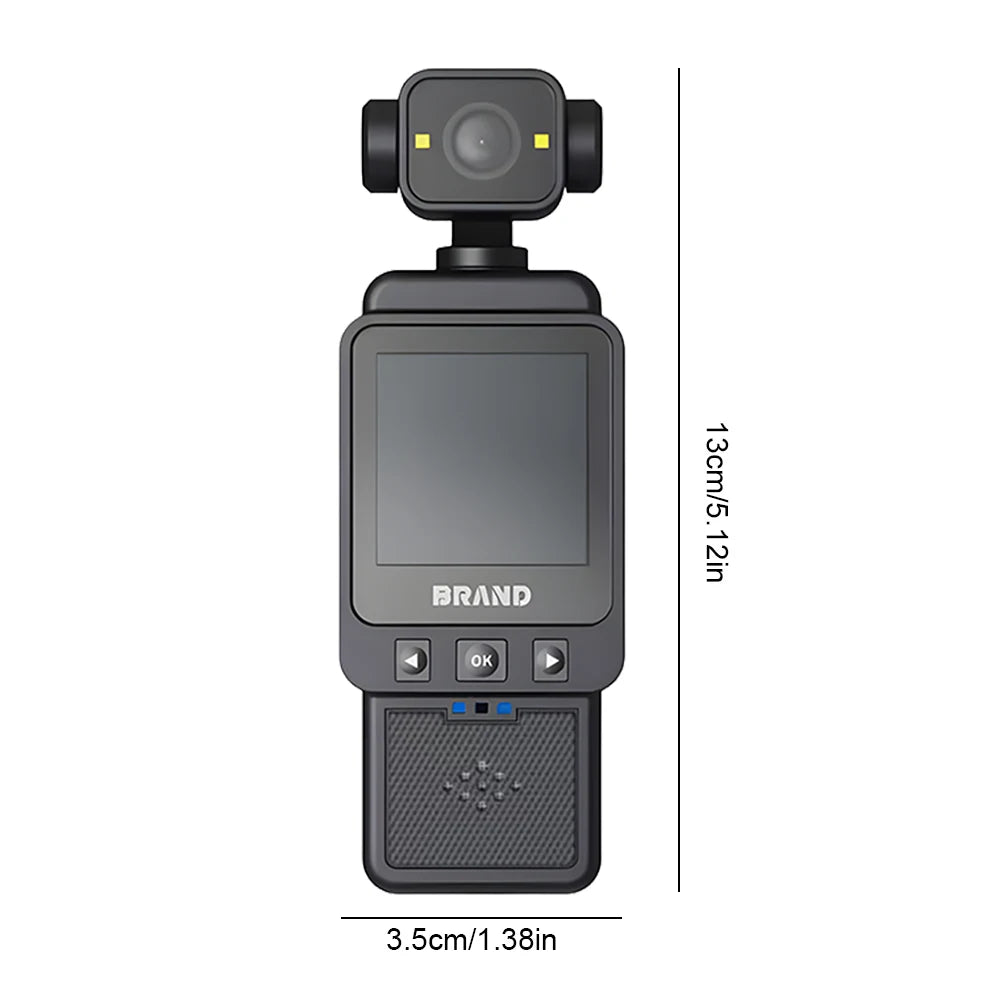 1080P WiFi Mini Body Camera with Rotating Lens & Mobile App Control