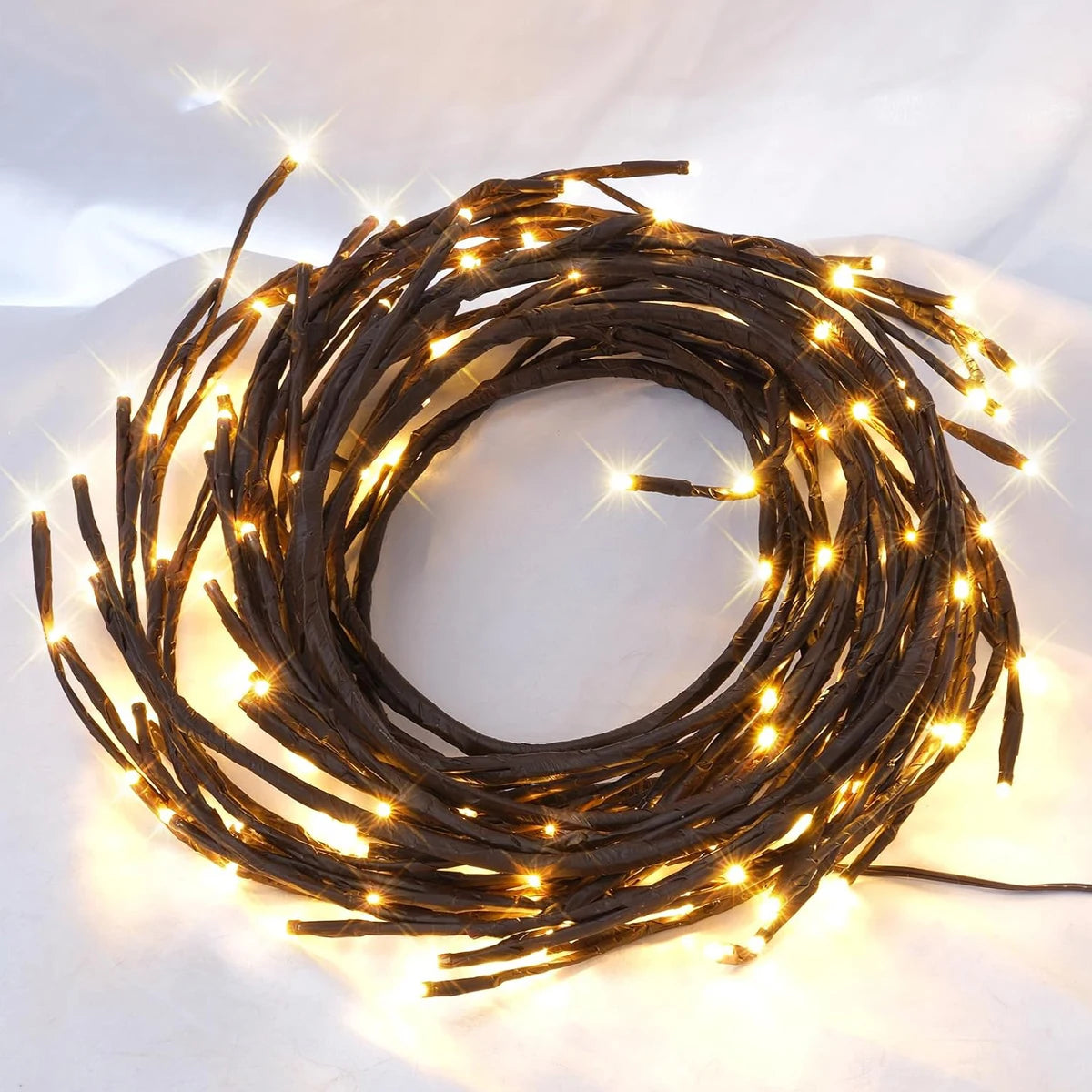 96 LED Solar Tree & Vine Wall Lamp – DIY Warm White Fairy Lights