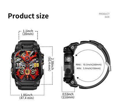 LOKMAT APPLLP 7 MAX Smart Watch Phone – 4G/5G Android Smartwatch with Rotating Camera, AMOLED Display, 3GB+32GB Storage