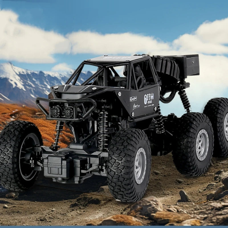 1:12 Scale 6WD RC Off-Road Rock Crawler – 38cm High-Speed Drift & Climbing Truck with 2.4GHz Remote Control