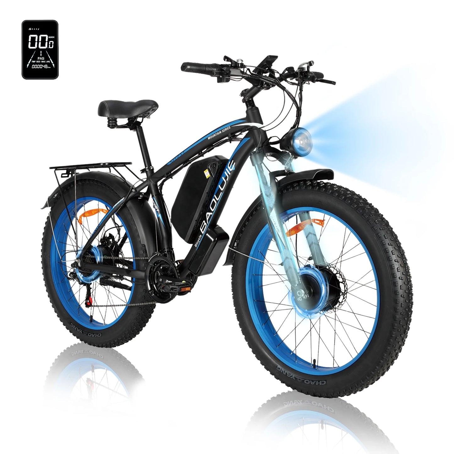 BAOLUJIE DM01 Electric Bikes – 2000W /3000W Brushless Motor, 60V 30Ah Battery, 42MPH Top Speed 16 Variants
